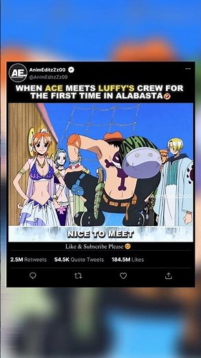 「 When Ace Meets Luffy's Crew For The First Time In Alabasta🤣」EDIT | #onepiece #shorts #luffy #ace