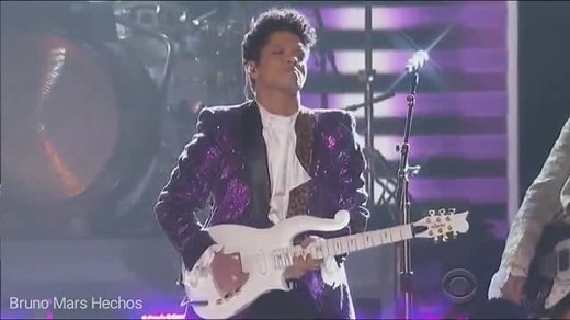 Bruno Mars Tributo a Prince. Grammys2017
