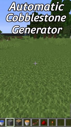 Automatic Cobblestone Generator Addon for Minecraft
