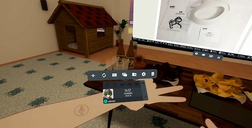 SteamVRでデスクトップ画面をVR上に表示できる便利なソフト！「XSOverlay」のOculus Touchでの操作方法