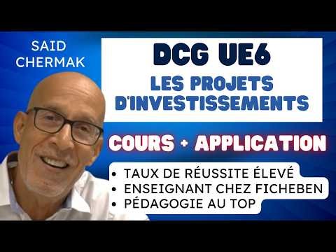 Les projets d’investissements en DCG