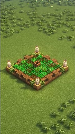 ⛏️ Minecraft Tutorial :: Wooden Crop Farm