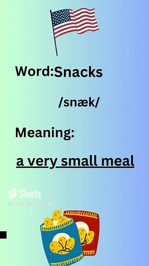 How to Pronounce Snacks in American Accent #learnenglish #learning