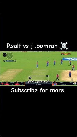 P.SALT VS J.BOMRAH☠️ REAL CRICKET 24 #24 #cricket #ipl #viral #viratkohli