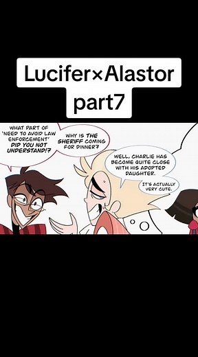 Lucifer×Alastor human form #part7 #charlie #funny #fanart #search #lucifermorningstar #hazbinhotel #radioapple #charlie #sarah #adam #vaggie #emilly @who wants some jambalaya? @🦌Alastor📻(Radioapple verson)