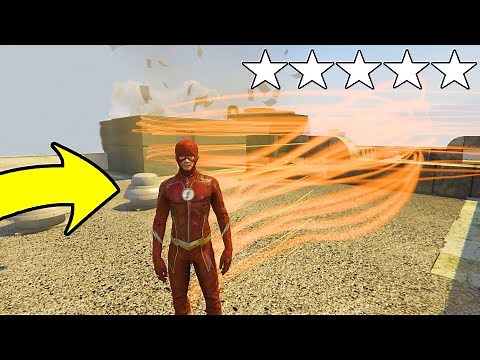 ME TRANSFORMEI NO FLASH E GANHEI SUPER VELOCIDADE NO GTA 5!!