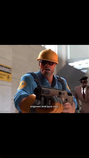 Engineer and Pyro Fun Time in Team Fortress 2