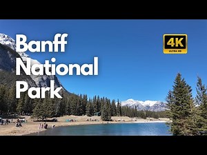 Banff National Park Lake Walk 2025 | Stunning Nature Walk in Alberta Canada [4K]