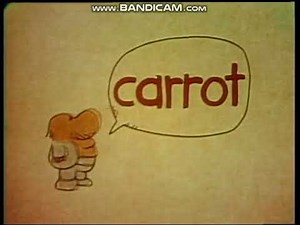 Classic Sesame Street - Speech Balloon C For Carrot (1971)