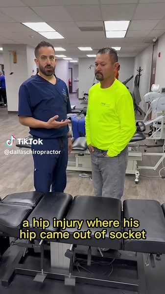 Put your hip back in motion with #yourdallaschiro the natural solution for hip dislocation🙌🏼👌🏽 #backpain #Dallas #chiropractic #adjustment #painrelief #hippainrelief #hipdislocation #chiropractors
