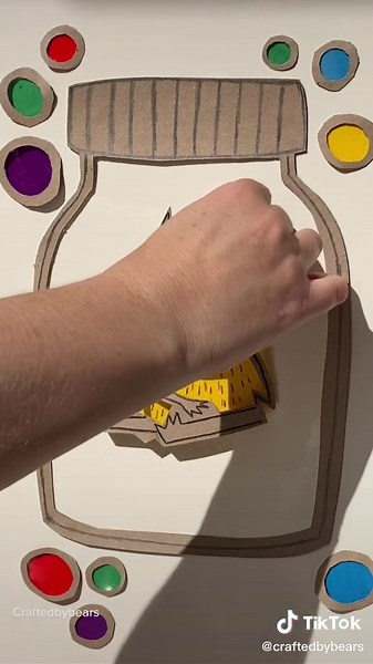 Color Monster Emotions Jar Craft for Kids