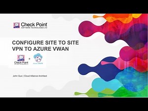 Check Point Site to Site VPN to Azure vWAN