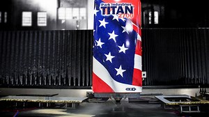 2.6K views · 42 reactions | The TITAN 2700 getting to work. Watch as precise edging, shaping, and polishing meets the compact, monoblock design of the TITAN 2700 CNC Router. #TITANcncTuesday | Park Industries | Facebook