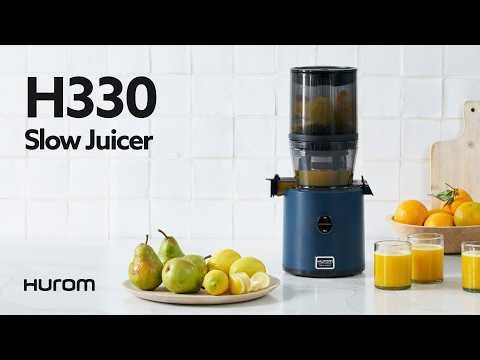 Introducing the Hurom H330 Slow Juicer