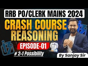 RRB PO Mains Reasoning | RRB PO/Clerk Mains Reasoning Mock Test 1 | Reasoning By Sanjay Sir