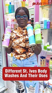 Various types of St Ives body washes and their uses. #PulsePicks | Pulse Nigeria