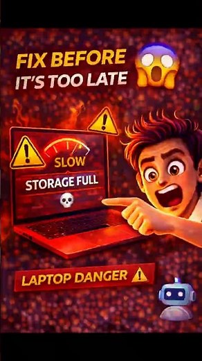 2 Signs Your Laptop Is About To Crash 😳 | Fix Slow PC & Storage Full Problem
