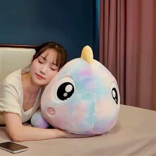 Giant Dinosaur Plush Pillow – Super Soft & Adorable 🦖 #shorts