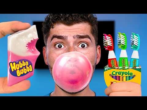 Back to School Supplies Causes Cavities!? *ASMR Edible DIY* ... AGAIN