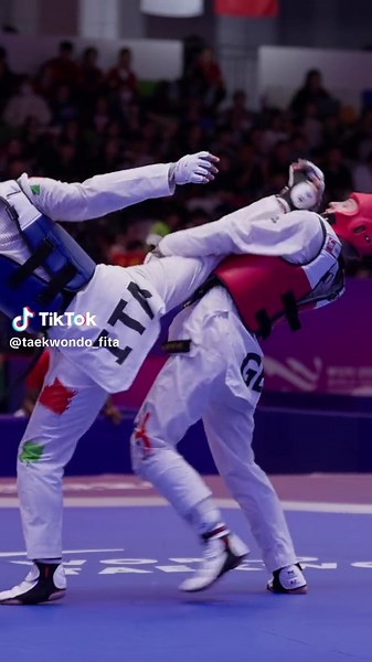 Impact level: 💯 🎞️ FITA / @lucanoris #Wuxi2025WTC #taekwondo #itatkd | @Olympics @Erreà Sport @_ilenia_mtnt