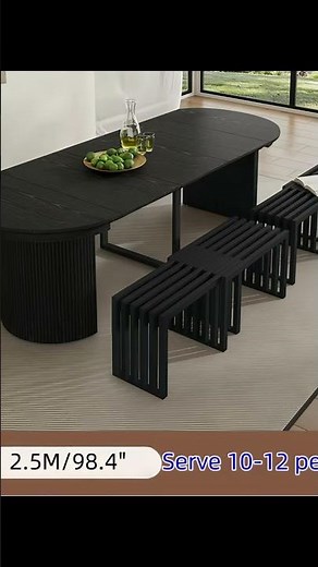 Solid Wood Extendable Round Dining Table