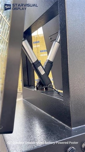 43inch Outdoor Double-sided Battery Powered Poster