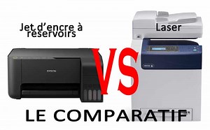Comparatif imprimantes : Jet d’encre à réservoirs ou laser ?