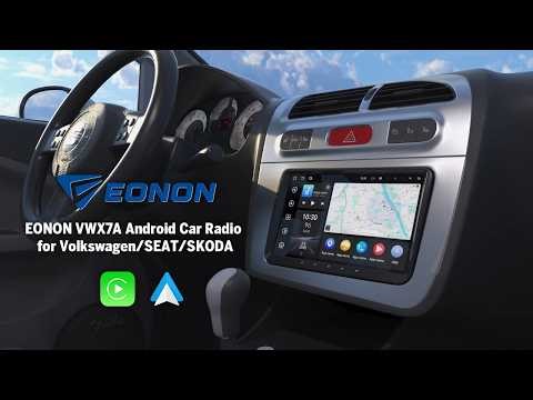 2026 Eonon VWX7A Android 14 Head Unit | Wireless CarPlay for VW / Seat / Skoda, Plug & Play