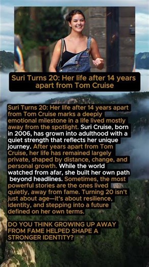 Suri Cruise Turns 20 Life Update #suricruise #tomcruise #celebrity #viralshorts #shorts #news #viral