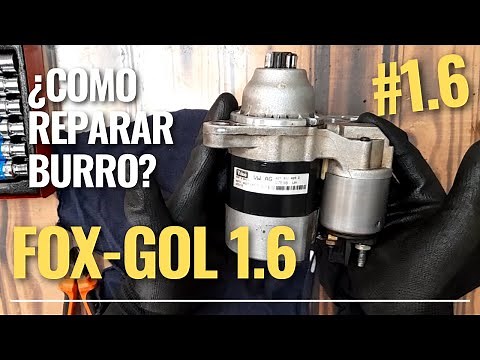 ¿Cómo reparar el BURRO o MOTOR DE ARRANQUE en Volkswagen 1.6?
