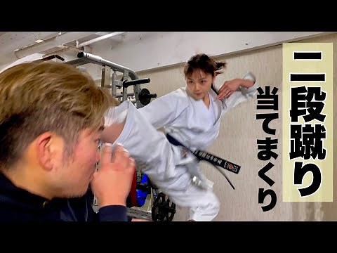 二段蹴りひたすら当ててみた‪@NAGANO-JURIA‬