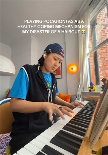 Piano & Pocahontas: Coping with a Haircut Fail