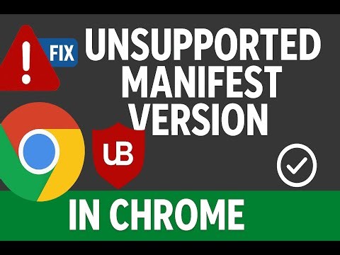 Fix "Unsupported Manifest Version" Error in Chrome | uBlock Extension Not Loading (2025)