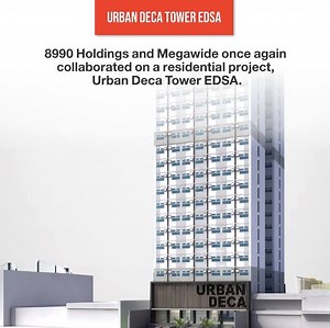 9.2K views · 196 reactions | Urban Deca Tower EDSA is a high-rise residential development owned by 8990 Holdings, Inc. - NCR. This 42-storey structure adds to Megawide's portfolio of construction projects under 8990, which includes the low-cost housing Urban Deca Manila and Urban Deca Ortigas. #FirstWorldPhilippines #Megawide #Mandaluyong | Megawide | Facebook