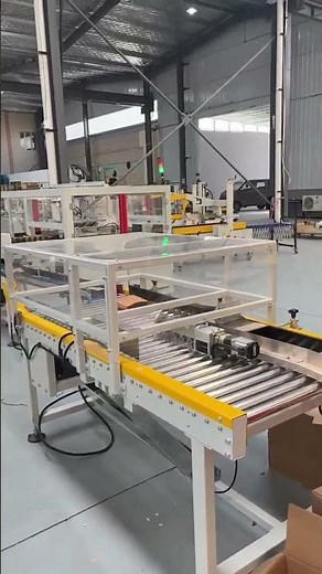 Turning Mechanism#packermover#yupack #PackagingMachinery #BoxFlipping #Automation #Engineering