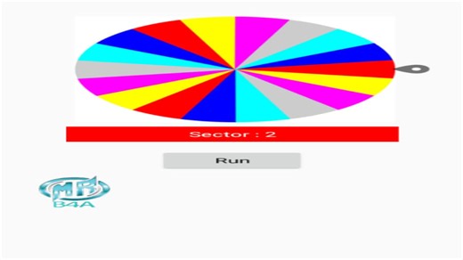 ️ با استفاده از این سورس b4a توی برنامت یه گردونه رنگی بساز