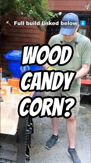 How to Make Wooden Candy Corn Decor