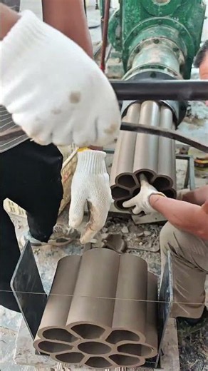 High-Efficiency Industrial Clay Extruder Machine In Action!