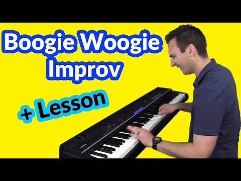 Boogie Woogie Piano Improv + Lesson by Jonny May