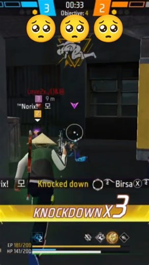 free fire gameplay short video 🥺🥺🥺