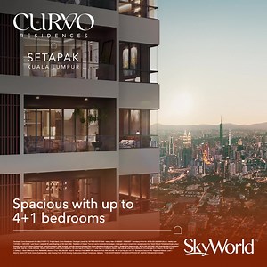 Introducing Curvo Residences, the meticulously crafted development provide the perfect blend of serenity and luxury in one place with sustainable architecture, state-of-the-art facilities and easy accessibility to major highways. 🧭Units with north-south orientation 🌳Over 50 nature-inspired facilities 🛣️Direct access to DUKE, AKLEH & MRR2 🌟Green-Certified Building & QLASSIC compliances Register your interest today. | SkyWorld