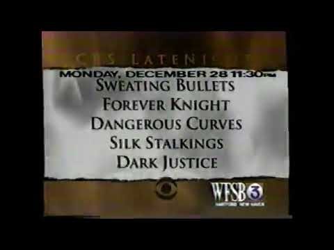 WFSB: Late Night on CBS - Teaser [12-22-1992]