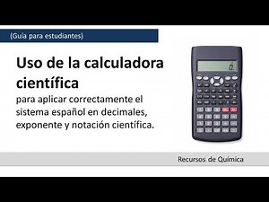 Uso básico de la calculadora científica | Guía para estudiantes