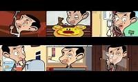 Mix of 6 videos from youtube : 6 Mr. Bean Animated Episodes I remembered played at Once (Season 4 only)