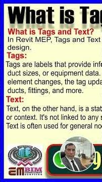 Title: Mastering Revit MEP: Tags vs Text - What's the Difference?