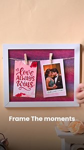 4 comments | This Valentine's Day, gift more than just a frame﫶 Capture the essence of your journey, and let every unwrapped moment be a treasure of love.  . Order Now - https://www.floweraura.com/gifts?utm_source=Pinterest&utm_medium=Social&utm_campaign=boost . . #UnwrapTheLove #redefininggifting #ValentinesGift #CherishedMemories #memories #memory #photo #photoframe #frames #gift #valentines #valentinesgift #valentineday #giftforher #couplegifts | FlowerAura | Facebook