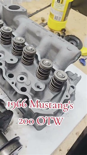 This Inline 6 200 3.3 Goes in 1966 Mustang we have completely updated! This is a fun build already!