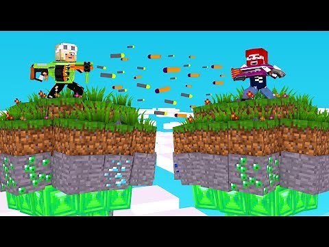 1v1v1v1 SPIELZEUG NERF GUN BEDWARS!