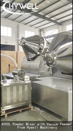 4000L Industrial Powder Mixer System | Vacuum Feeding & Fully Enclosed Dust-Free Mixing