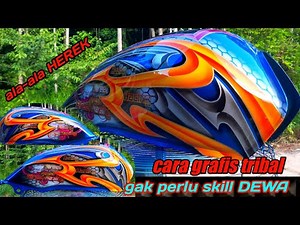 AIRBRUSH GRAFIS TRIBAL 3D |keren!!!!!!
